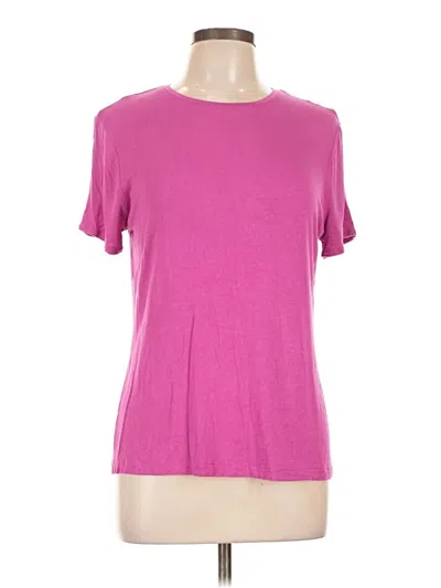 Pre-owned Nine West Short Sleeve T-shirt In Pink