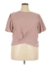 Nine West Short Sleeve T-shirt In Pink