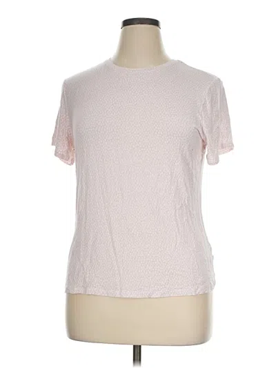 Pre-owned Nine West Short Sleeve T-shirt In Pink