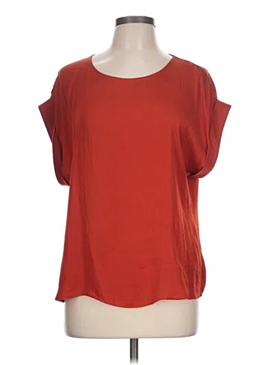 Pre-owned Nine West Short Sleeve T-shirt In Red