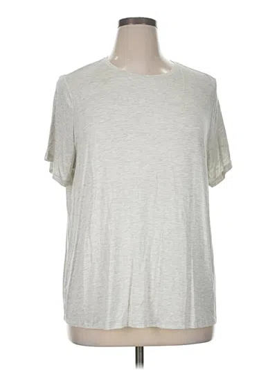 Pre-owned Nine West Short Sleeve T-shirt In Silver
