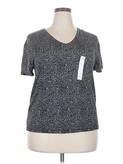 Pre-owned Nine West Short Sleeve T-shirt In Silver