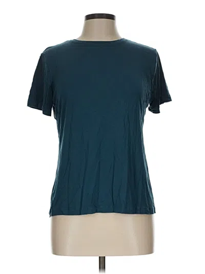 Pre-owned Nine West Short Sleeve T-shirt In Teal