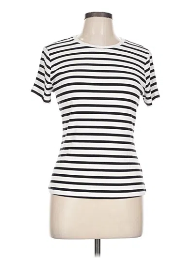 Pre-owned Nine West Short Sleeve T-shirt In White