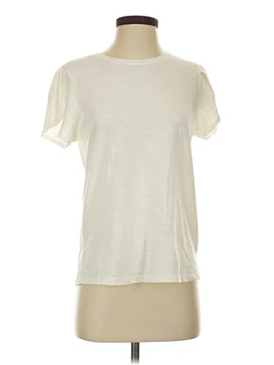 Pre-owned Nine West Short Sleeve T-shirt In White