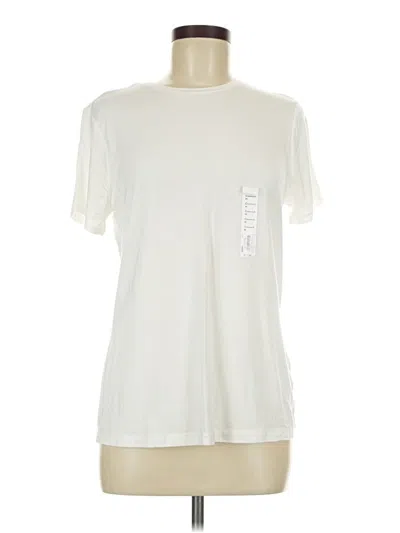 Pre-owned Nine West Short Sleeve T-shirt In White