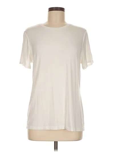Pre-owned Nine West Short Sleeve T-shirt In White