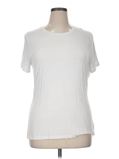 Pre-owned Nine West Short Sleeve T-shirt In White