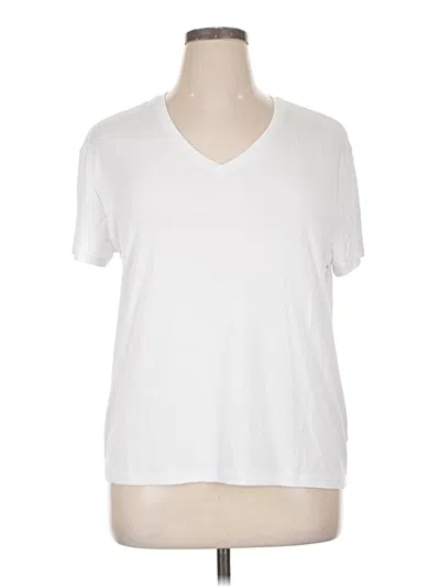 Pre-owned Nine West Short Sleeve T-shirt In White