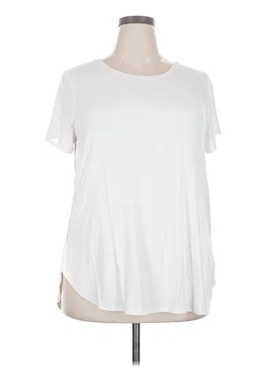 Pre-owned Nine West Short Sleeve T-shirt In White