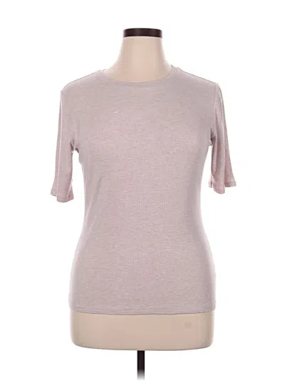 Pre-owned Nine West Short Sleeve Turtleneck In Gray