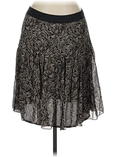 Pre-owned Nine West Silk Skirt In Black