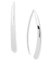 Nine West Silver-tone Threader Earrings In Multi