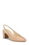 Nine West Sinead 9x9 Slingback Pump In Medium Natural