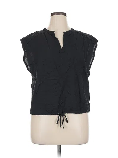Pre-owned Nine West Sleeveless Blouse In Black