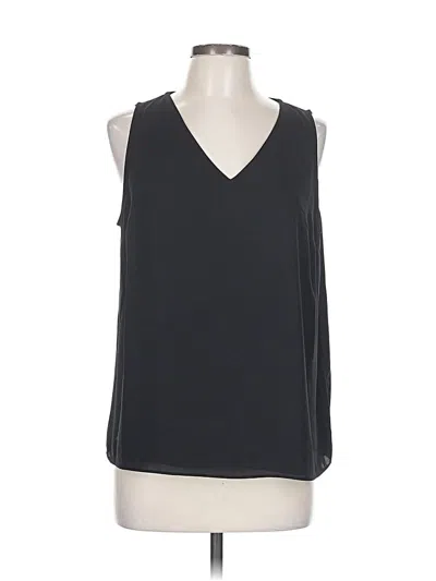 Pre-owned Nine West Sleeveless Blouse In Black