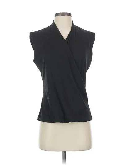 Pre-owned Nine West Sleeveless Blouse In Black