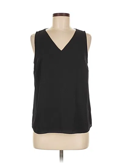Pre-owned Nine West Sleeveless Blouse In Black
