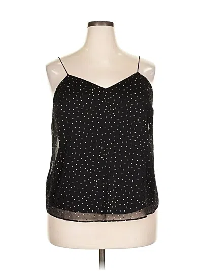 Pre-owned Nine West Sleeveless Blouse In Black