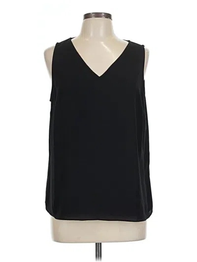 Pre-owned Nine West Sleeveless Blouse In Black