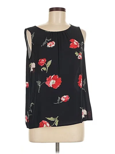 Pre-owned Nine West Sleeveless Blouse In Black