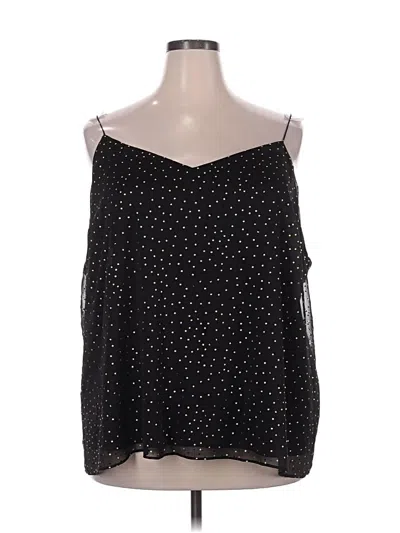 Pre-owned Nine West Sleeveless Blouse In Black