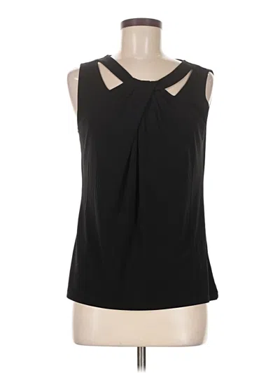 Pre-owned Nine West Sleeveless Blouse In Black