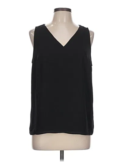 Pre-owned Nine West Sleeveless Blouse In Black