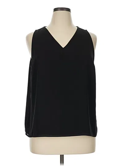 Pre-owned Nine West Sleeveless Blouse In Black