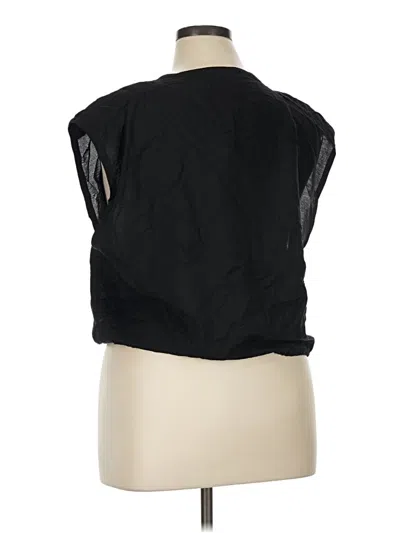 Pre-owned Nine West Sleeveless Blouse In Black