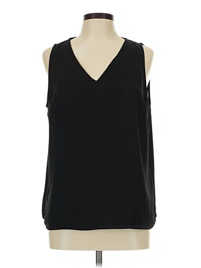 Pre-owned Nine West Sleeveless Blouse In Black
