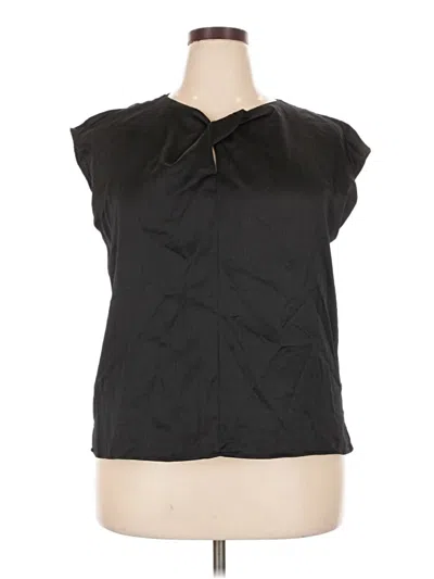 Pre-owned Nine West Sleeveless Blouse In Black