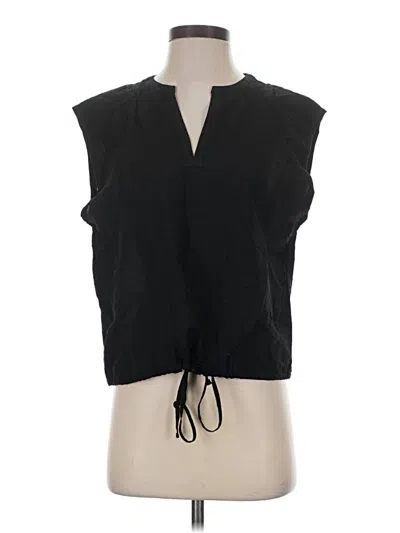 Pre-owned Nine West Sleeveless Blouse In Black