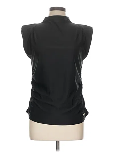 Pre-owned Nine West Sleeveless Blouse In Black