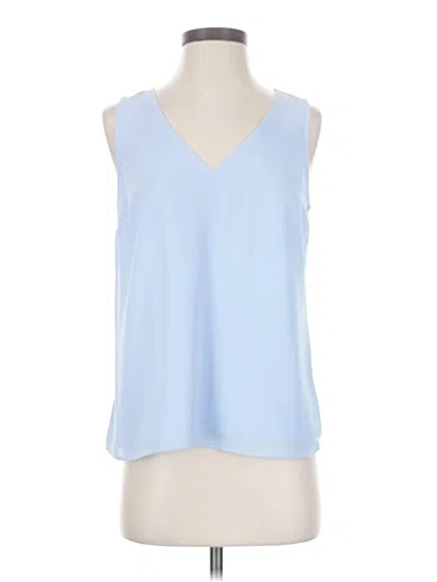 Pre-owned Nine West Sleeveless Blouse In Blue