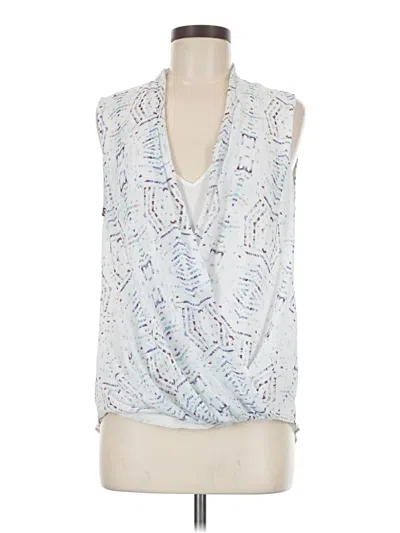 Pre-owned Nine West Sleeveless Blouse In Blue