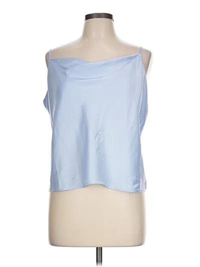 Pre-owned Nine West Sleeveless Blouse In Blue