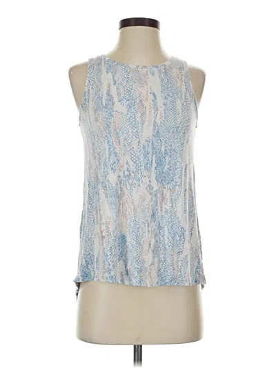 Pre-owned Nine West Sleeveless Blouse In Blue