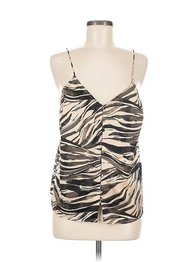 Pre-owned Nine West Sleeveless Blouse In Brown