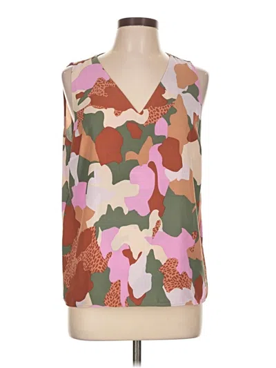Nine West Sleeveless Blouse In Brown