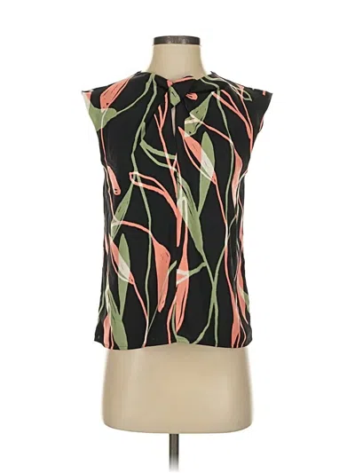 Pre-owned Nine West Sleeveless Blouse In Green