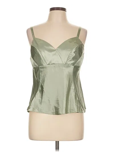 Pre-owned Nine West Sleeveless Blouse In Green