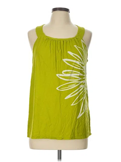 Pre-owned Nine West Sleeveless Blouse In Green