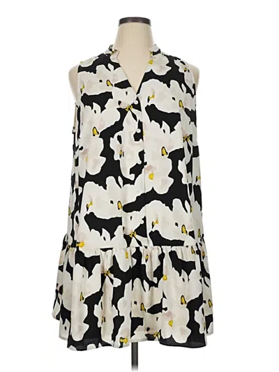 Pre-owned Nine West Sleeveless Blouse In Ivory