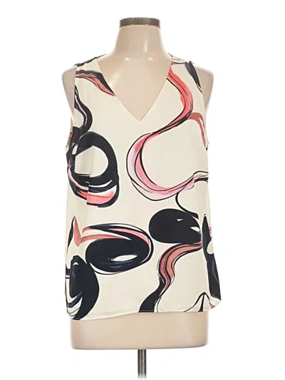 Pre-owned Nine West Sleeveless Blouse In Ivory
