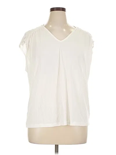 Pre-owned Nine West Sleeveless Blouse In Ivory