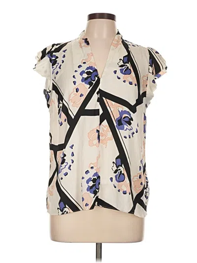 Pre-owned Nine West Sleeveless Blouse In Ivory