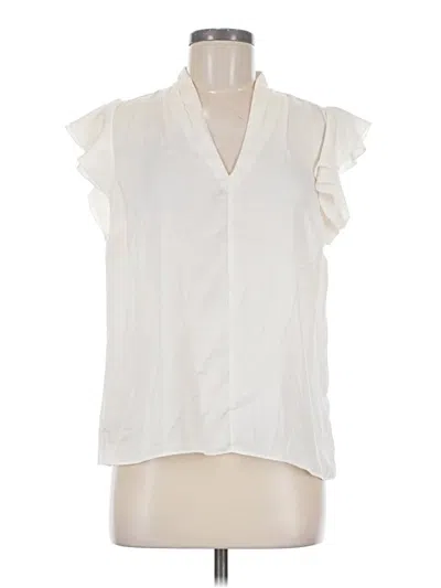 Pre-owned Nine West Sleeveless Blouse In Ivory