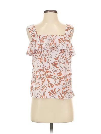Pre-owned Nine West Sleeveless Blouse In Orange