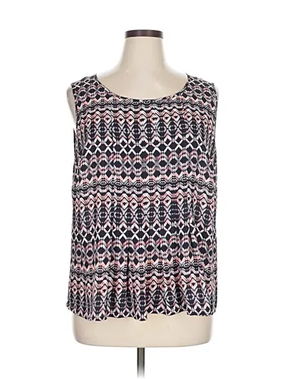 Pre-owned Nine West Sleeveless Blouse In Pink